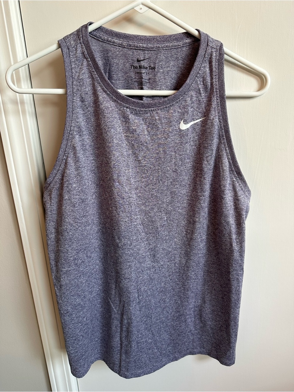 Nike Women's purple Dri-FIT Tank Top